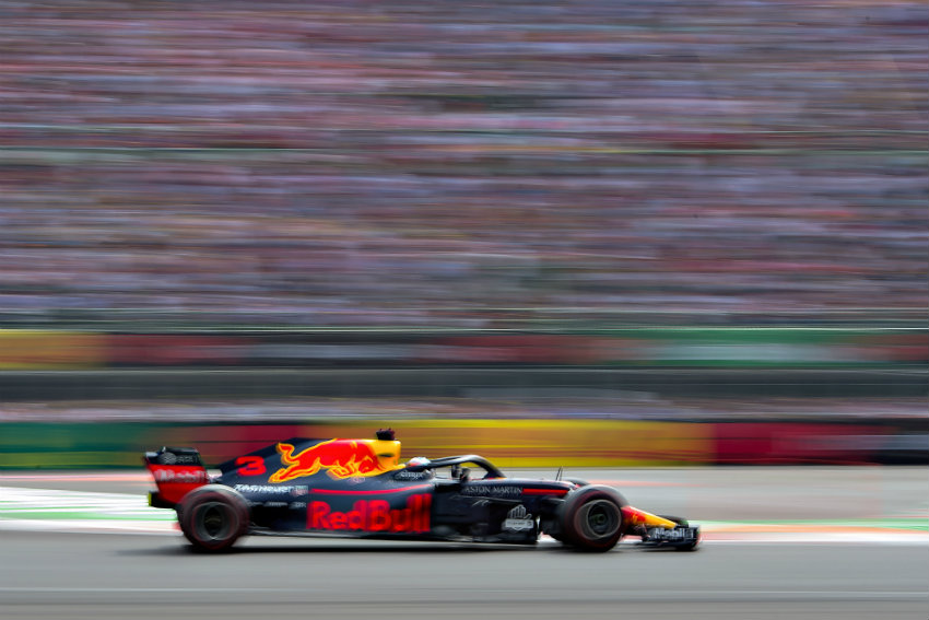 Monoplaza de Red Bull durante GP de México 