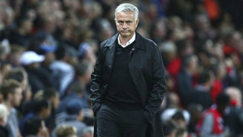 Mourinho tras una derrota del Manchester United 