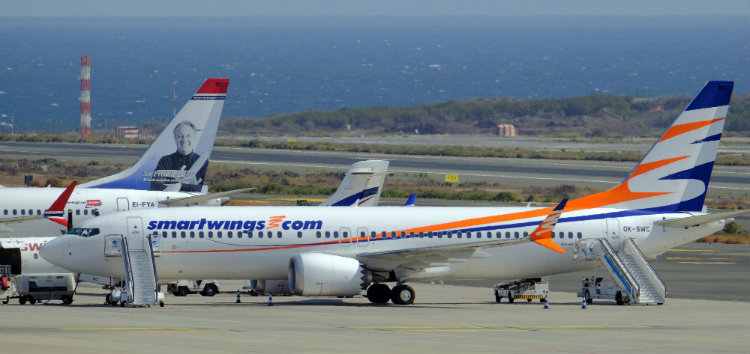  Boeing 737 Max 8 permanece en el aeropuerto de Gran Canaria