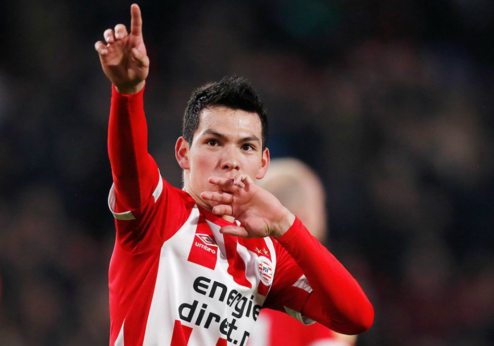 Lozano, desteja gol con el PSV