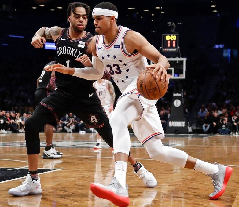 Tobias Harris, durante juego contra Nets