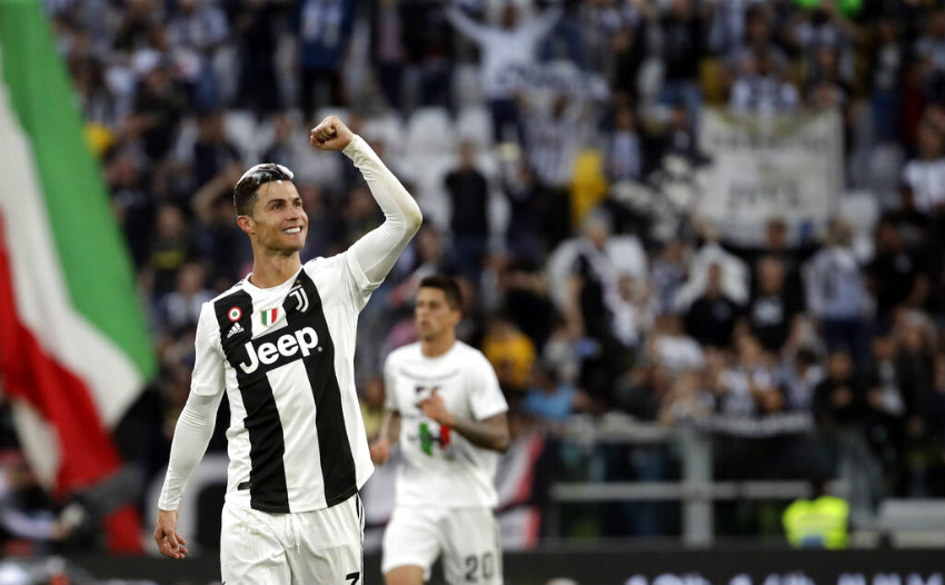 Cristiano celebra victoria de la Juventus 