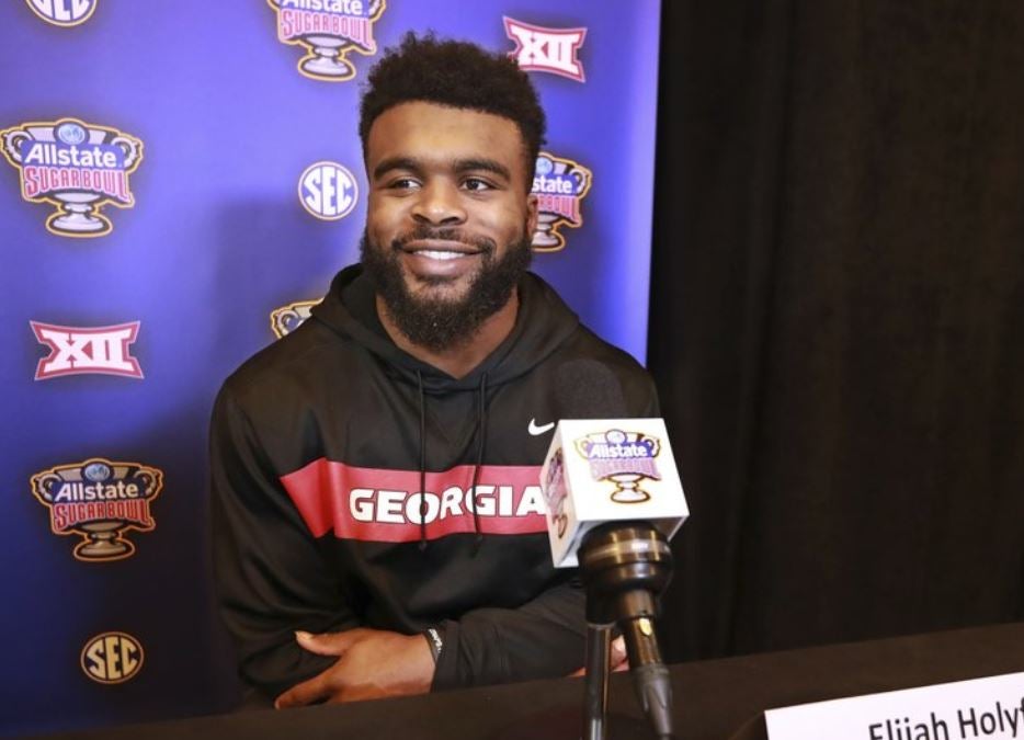 Holyfield, durante conferencia con los medios