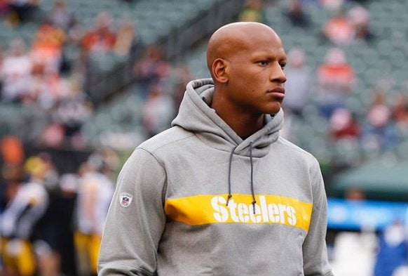 Ryan Shazier durante una práctica de los Steelers