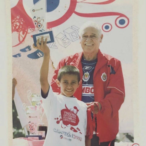 José Juan Macías cuando era niño