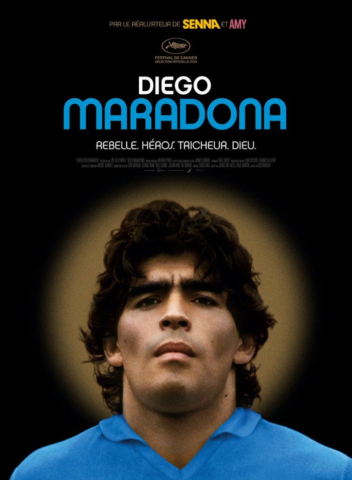 Póster de “Diego Armando. Rebel. Hero, Hustler. God”