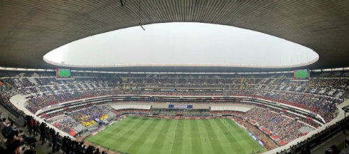 Vista panorámica del Estadio Azteca