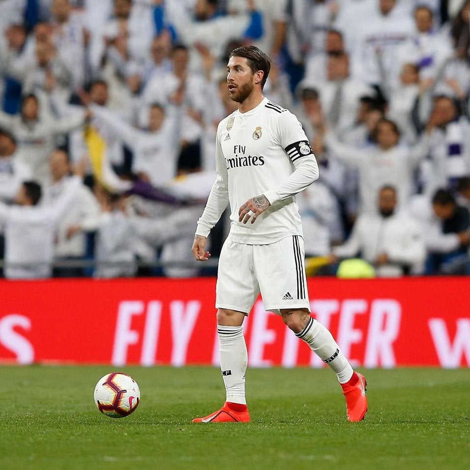 Sergio Ramos, en juego del Real Madrid 