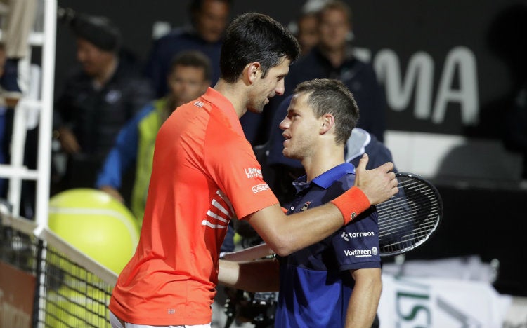 Djokovic y Schwartzman se encuentran tras el partido