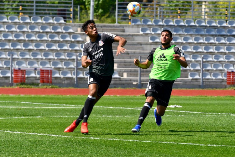 Tri Sub 20, durante un entrenamiento rumbo a Polonia 2019