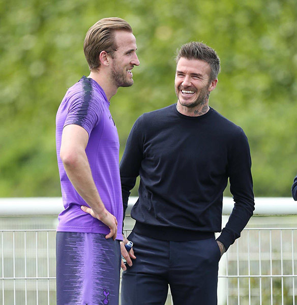 Harry Kane convive con David Beckham