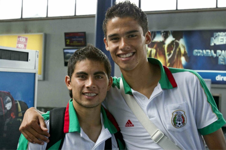 Diego Reyes, durante su participación con el Tri Sub 20