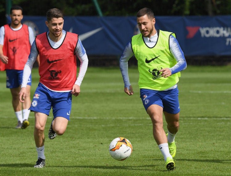 Chelse entrena de cara a la Final de Europa League