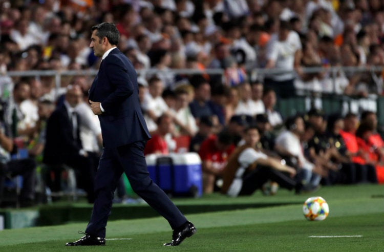 Valverde abandona el terreno de juego tras la derrota en Copa del Rey