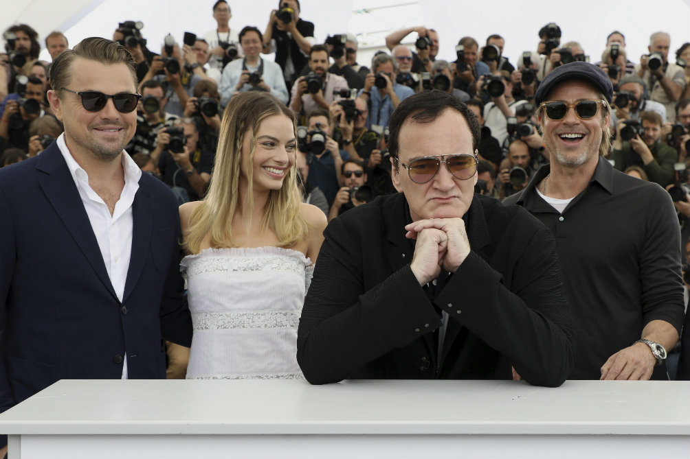 DiCaprio, Margot Robbie, Quentin Tarantino y Brad Pitt en Cannes