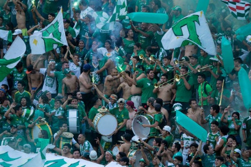 Afición de León alienta a su equipo en la Final del Clausura 2019