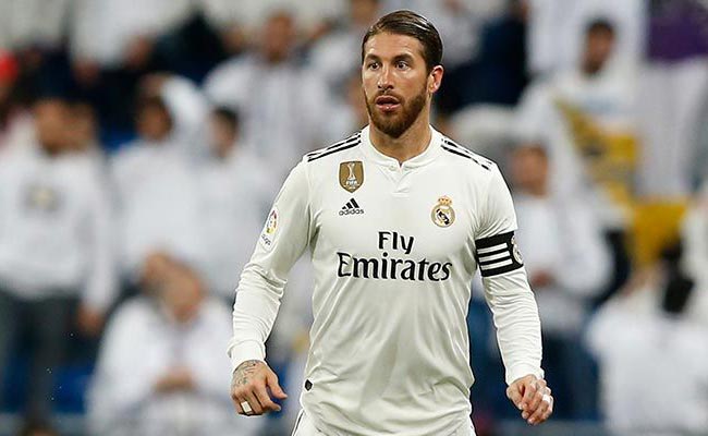 Sergio Ramos en un partido con Real Madrid