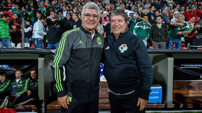 Tuca Ferretti y Bolillo Gómez, previo a un amistoso en México
