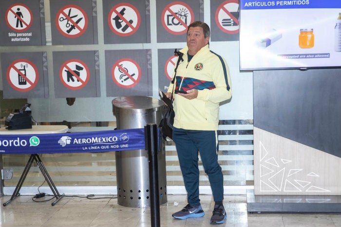 Miguel Herrera antes de viajar a Estados Unidos con América 