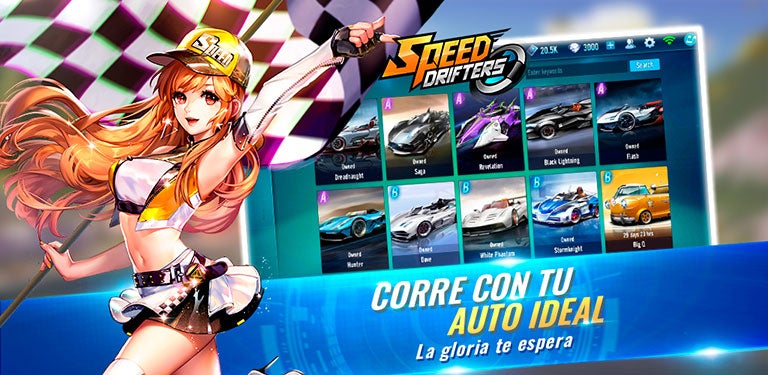 Speed Drifters ofrece una gran variedad de vehículos