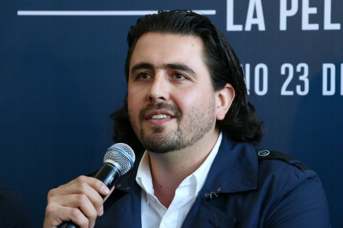 Amaury Vergara, en conferencia de prensa