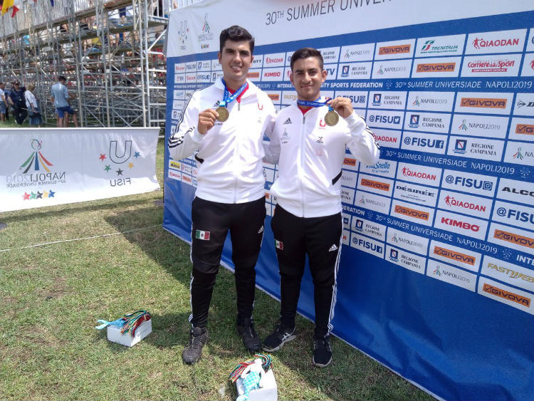 Rodolfo González y Miguel Becerra ganan bronce en Universidad Mundial