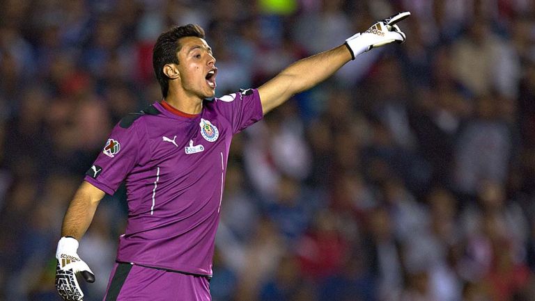 Toño Rodríguez durante un partido de Chivas