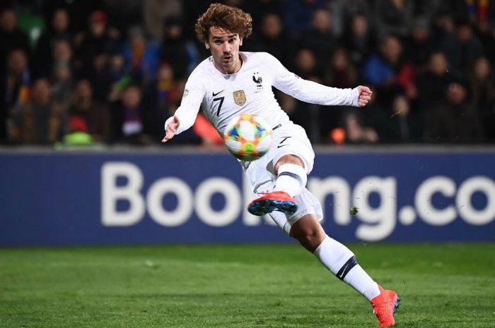 Griezmann, durante un partido de Francia