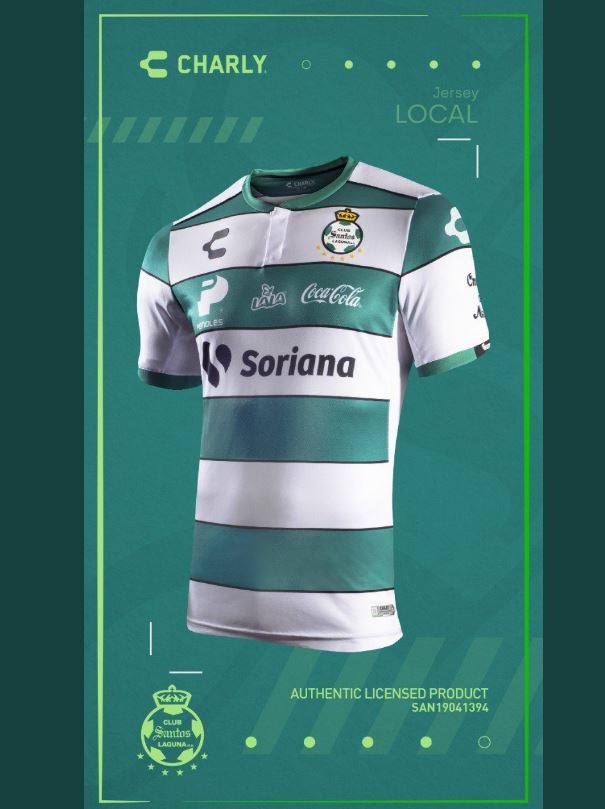 Jersey de local de Santos Laguna