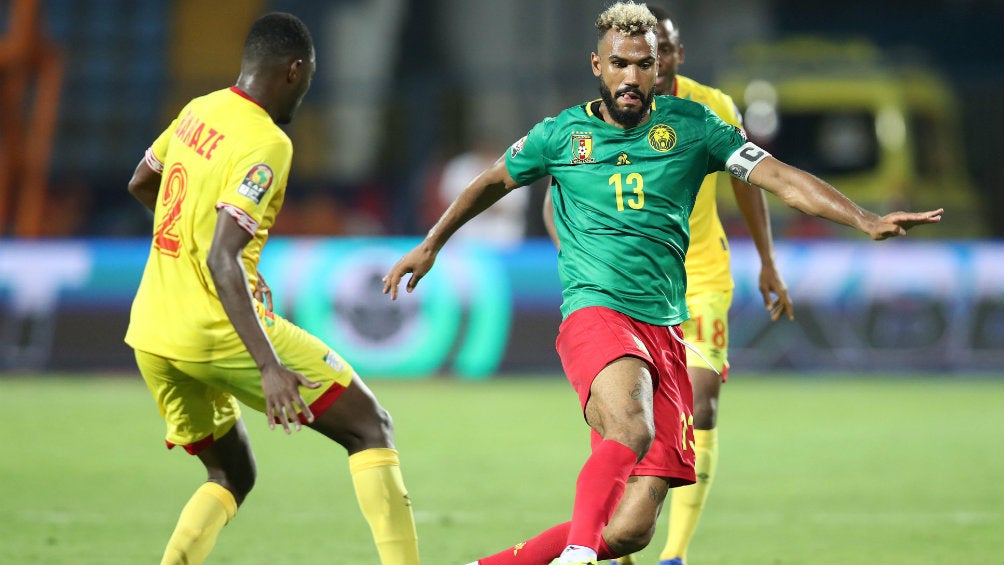 Camerún durante un partido de la Copa Africana de Naciones