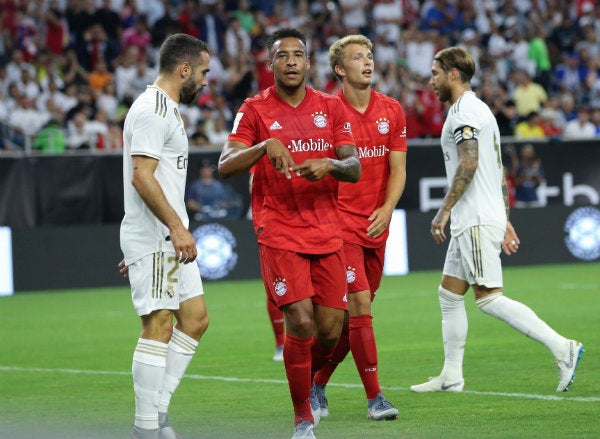 Corentin Tolisso en acción con Bayern Munich