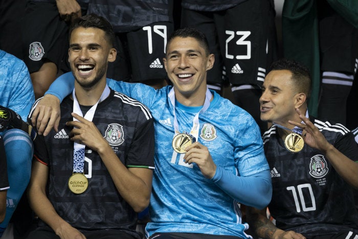 Reyes, en la premiación de Copa Oro