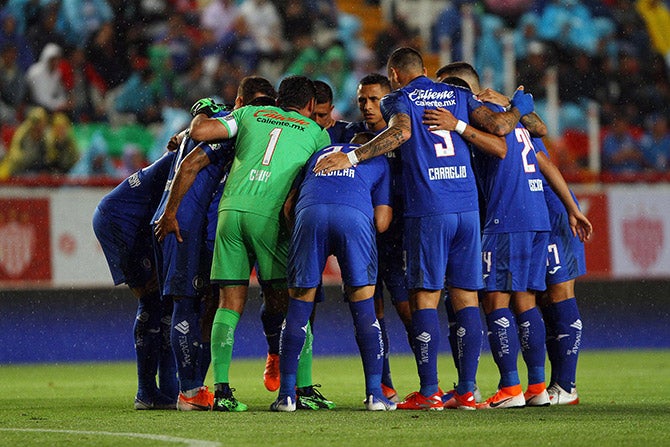 Cruz Azul, en la reunión previa al juego contra Necaxa