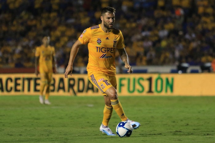 Gignac, en un partido de Tigres