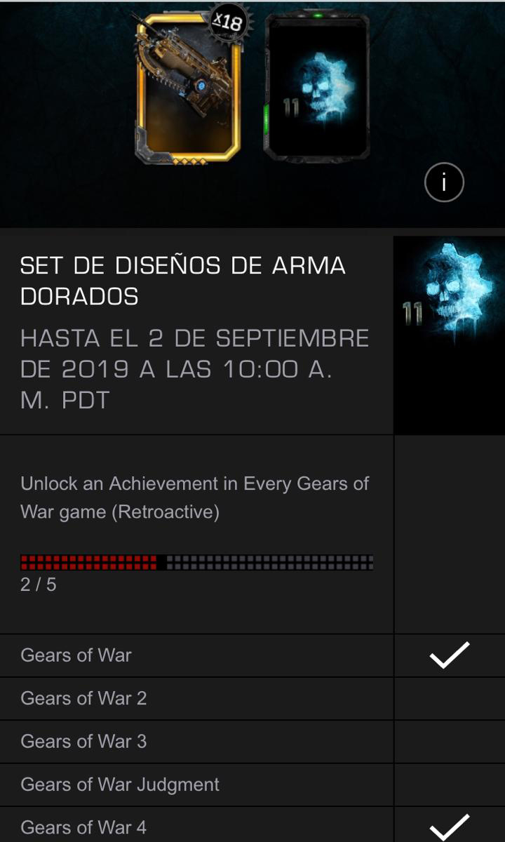 Gears Of War Libera Nuevos Desafios Y Recompensas Camino A Gears 5