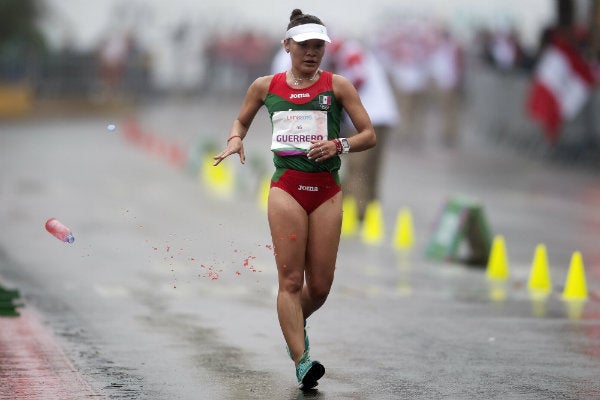 Ilse Guerrero durante la competencia en Juegos Panamericanos