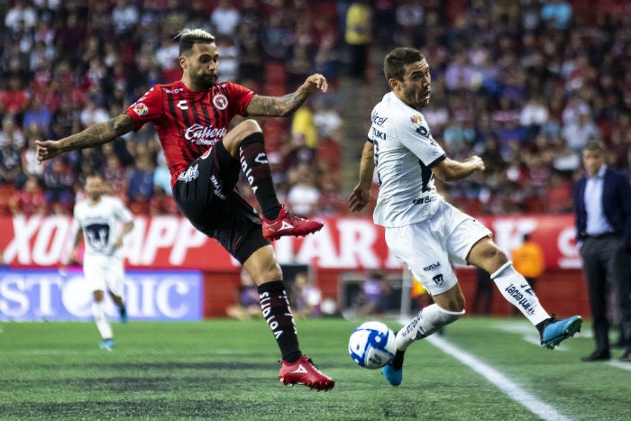 Julian Velazquez, en un partido de Xolos