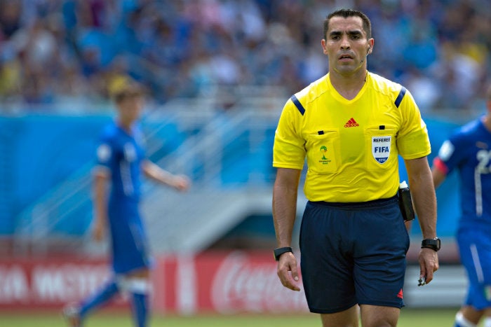 Rodríguez, durante un partido mundialista