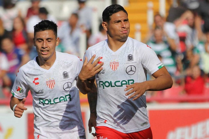 Salas, durante un partido de Necaxa