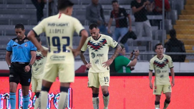 Jugadores del América se lamentan tras derrota contra Atlas 