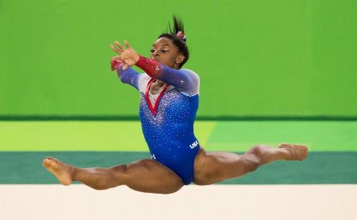 Simone Biles durante los Juegos Olímpicos de Río 2016