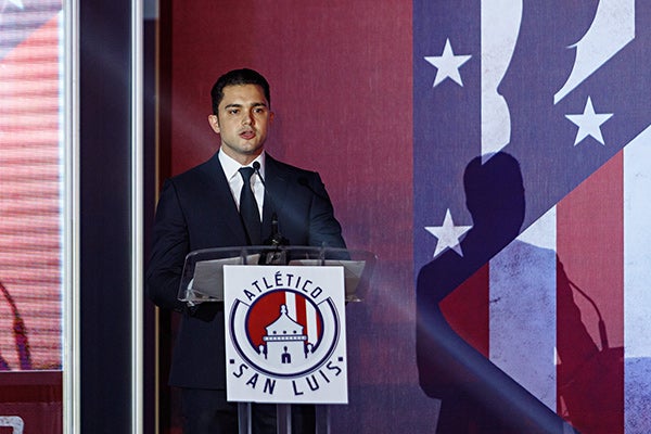 Marrero, durante una conferencia de prensa