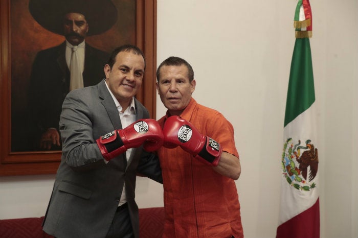 Blanco y Chávez, durante una reunión