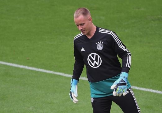 Ter Stegen, en una concetración con la selección de Alemania