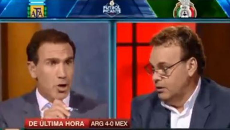 Paco Gabriel de Anda y David Faitelson discuten en televisión