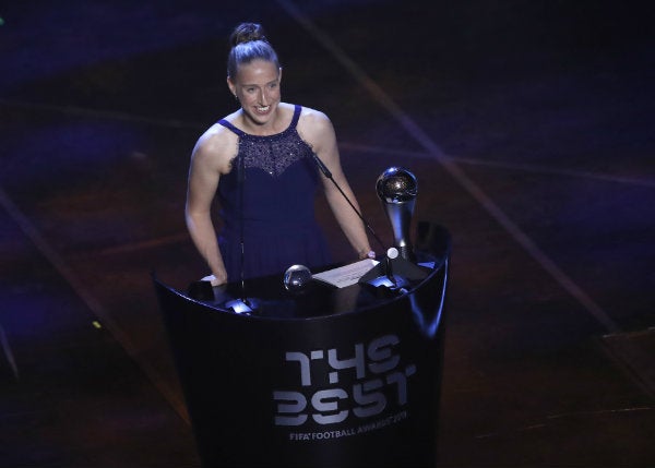  Sari van Veenendaal, guardameta de la selección de Holanda