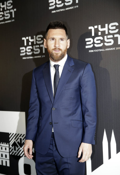Lionel Messi durante la gala de los premios The Best