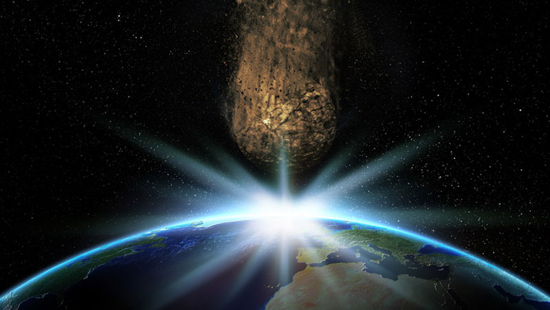 Así sería el impacto del meteorito con la Tierra 