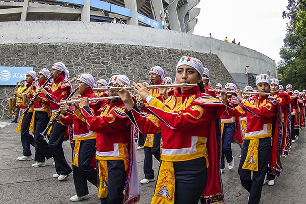 Banda del Centro Escolar Fuego Azteca 