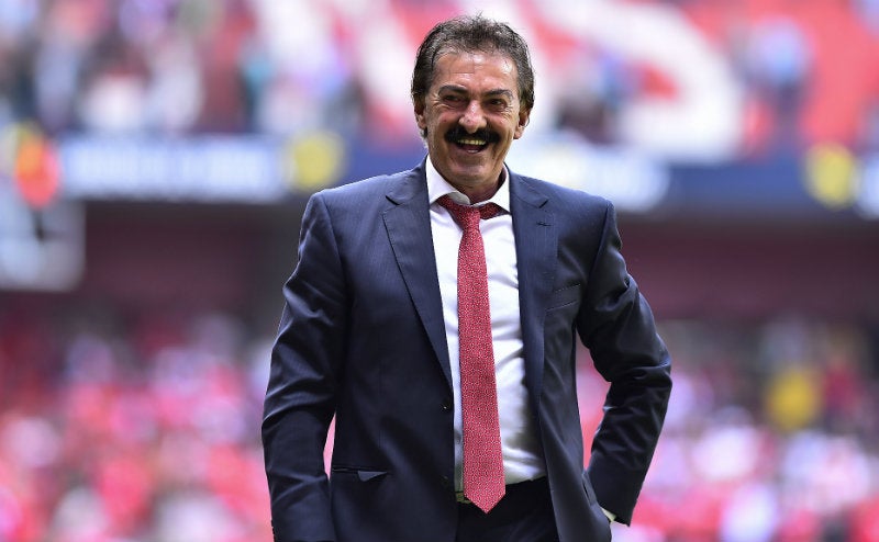 La Volpe sonríe en un juego del Toluca